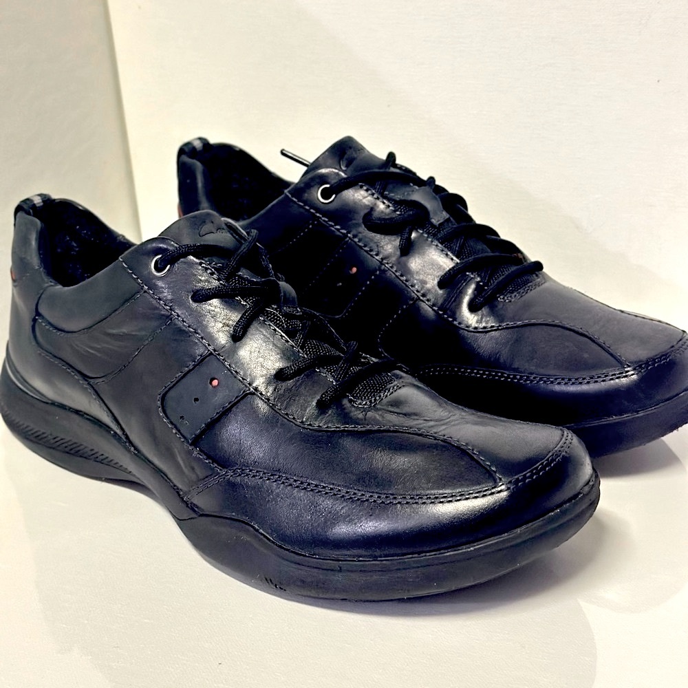 CLARKS LEATHER | Comfort and Luxury | Super Clean Black Butler soft Leather